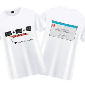 Tricou personalizat - Ctrl + Alt + Del Your Problems – Flip for the Solution!